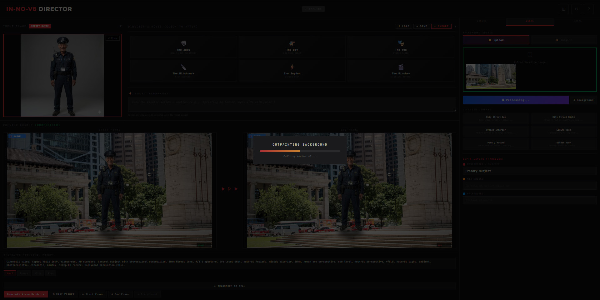 Background Outpainting